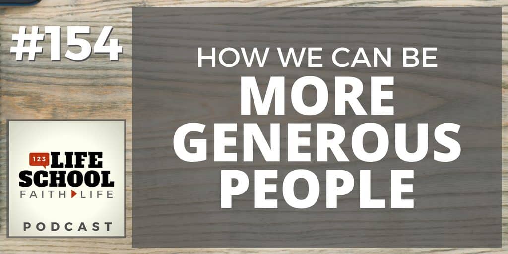 how we can be more generous