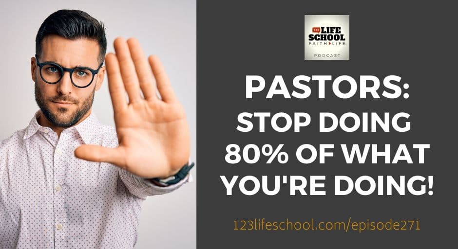 pastors stop doing what you do