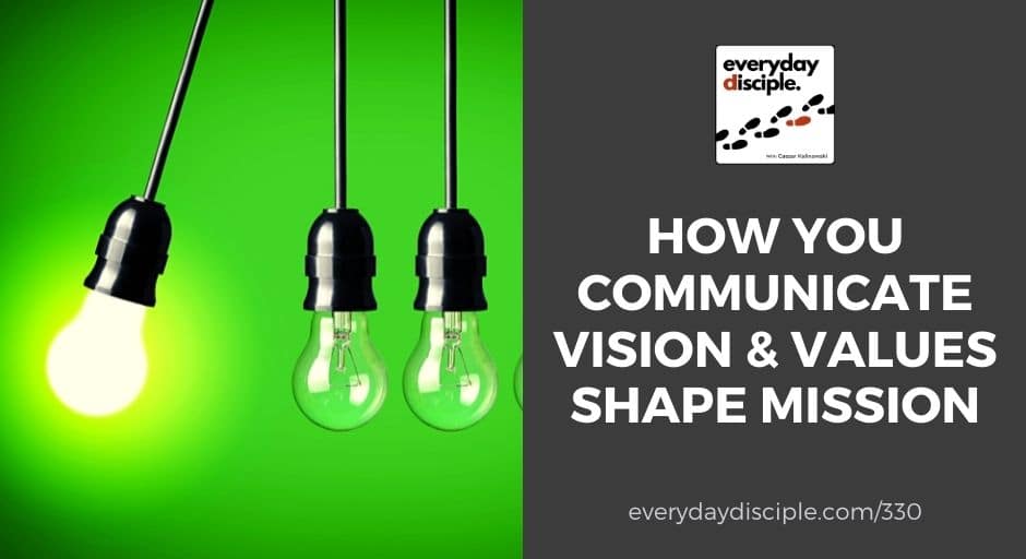 vision values shape mission