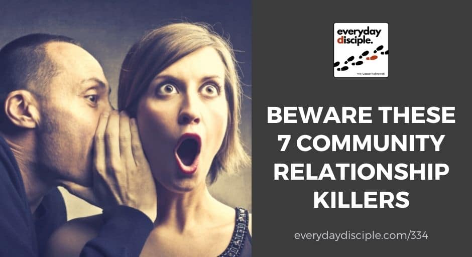 community relationship killers