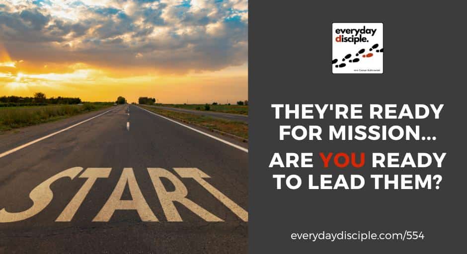 A long, concrete road with the word "START" painted on it, symbolizing the beginning of a missional journey